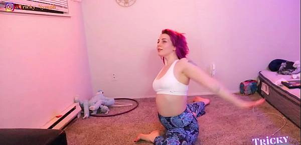  Sensual Yoga with Tricky Nymph